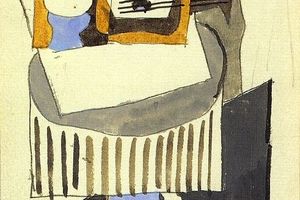 Nature morte et guitare