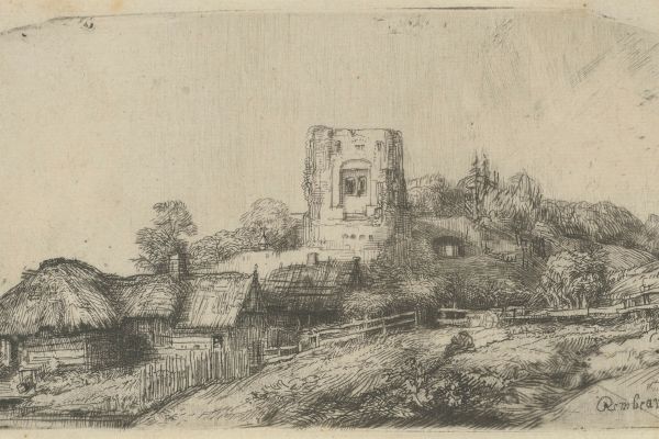 Landscape with a square Tower