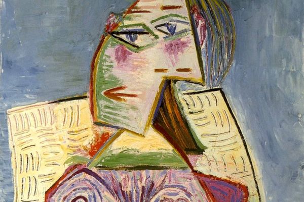 Buste de femme au chapeau 2