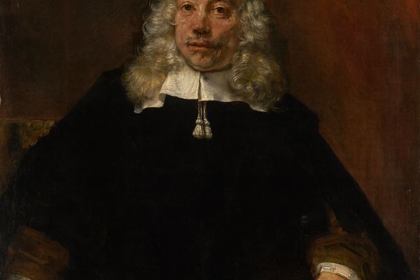 Portrait of a white-haired man