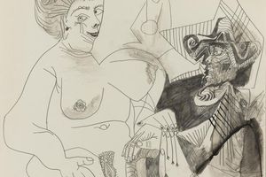 Le commandeur et buste de femme