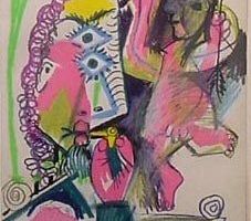Arlequin au baton