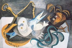 L'atelier- nu debout et Buste de femme
