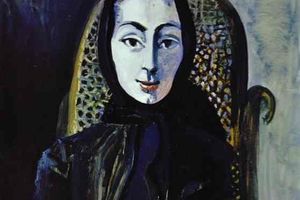Jacqueline assise