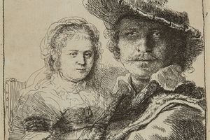 Self-portrait with Saskia 