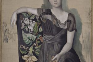 Portrait d'Olga dans un fauteuil  
