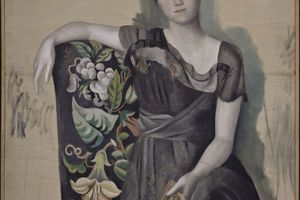 Portrait d'Olga dans un fauteuil  