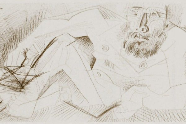 Homme assis (Autoportrait)
