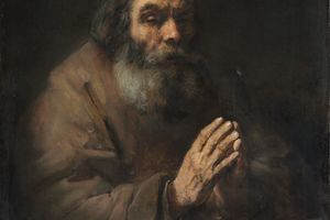 An Elderly Man in Prayer 