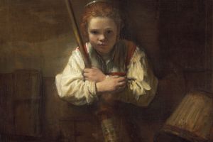 A Girl with a Broom 