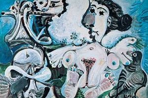 Danseuse et musicien nus