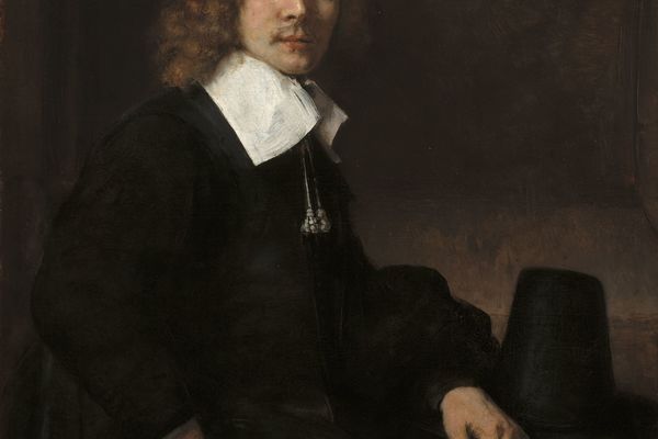 A Young Man Seated at a Table （possibly Govaert Flinck ）