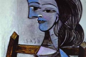 Femme  la collerette