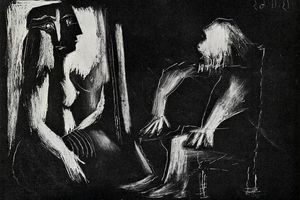 Femme nue debout