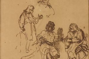 Joseph in Prison Interpreting the Dreams of Pharoah's Baker and Butler 