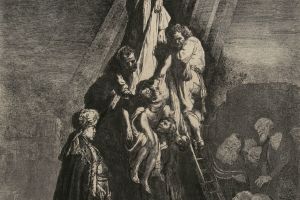 The Descent from the Cross; Second Plate 