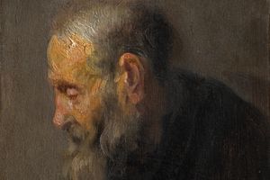Study of an Old Man in Profile