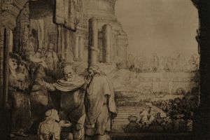 Peter and John at the Gate of the Temple 