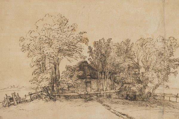 Cottage among Trees 