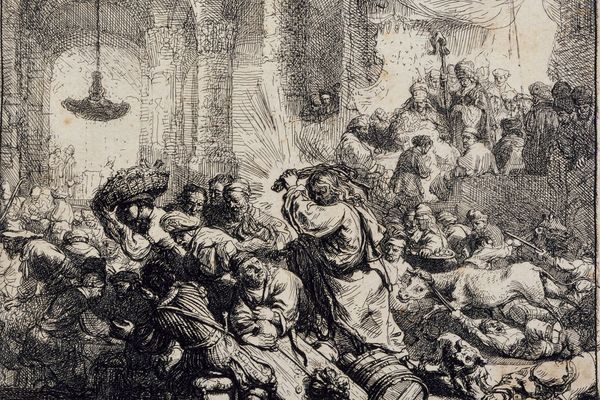 Christ Driving the Moneychangers from the Temple 