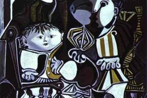 Claude en brun et blanc