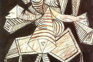Femme assise accoud (Nusch Eluard)