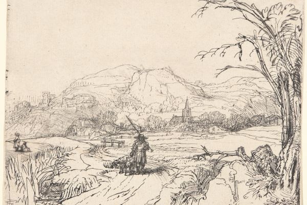 Landscape with a Sportsman and Dog