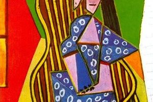Femme assise dans un fauteuil 3