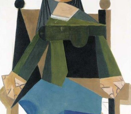 Femme assise dans un fauteuil 2