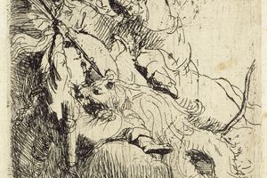 The Small Lion Hunt （with one lion）