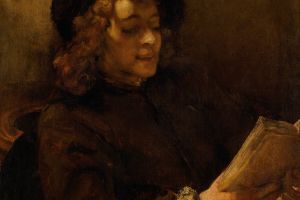 Titus van Rijn, the Artist’s Son, Reading