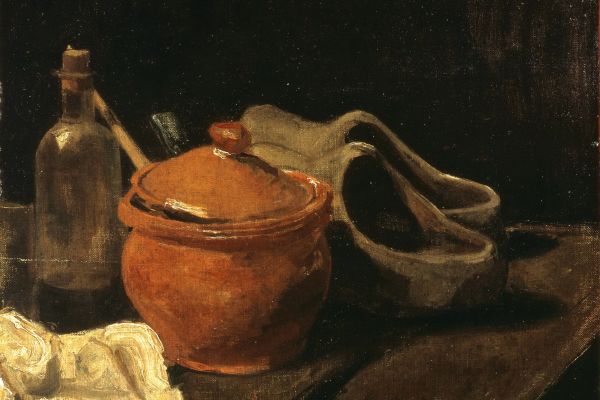 Still life with clogs