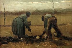 Peasants Planting Potatoes