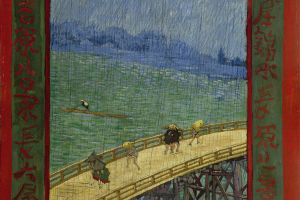 Bridge in the rain after Hiroshige (October 1887 - November 1887)