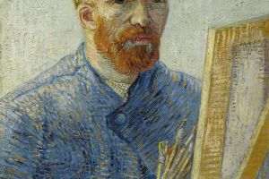 Self-Portrait in Front of the Easel