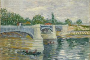 The Seine with the Pont de la Grande Jette