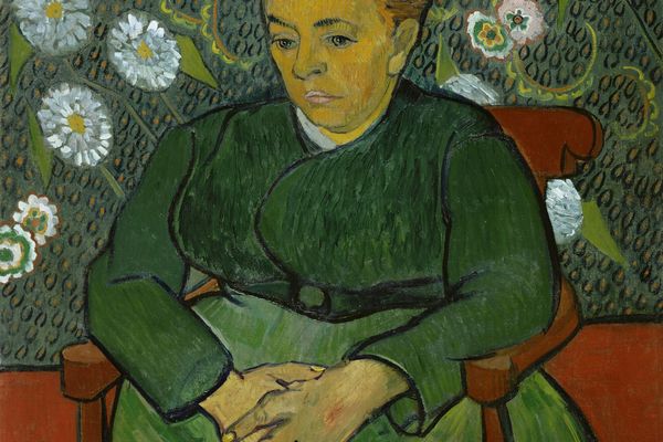 La berceuse (Portrait of Madame Roulin) (December 1888 - January 1889)