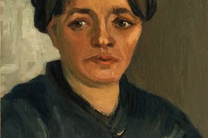 Head of a Peasant Woman with Dark Cap
