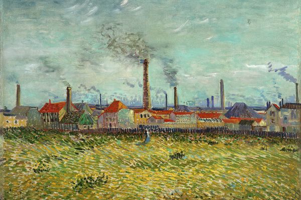 Factories at Asnieres, Seen from the Quai de Clichy