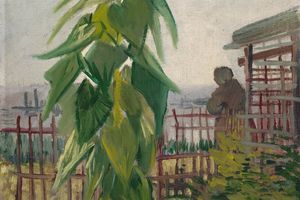 The Garden with Sunflower