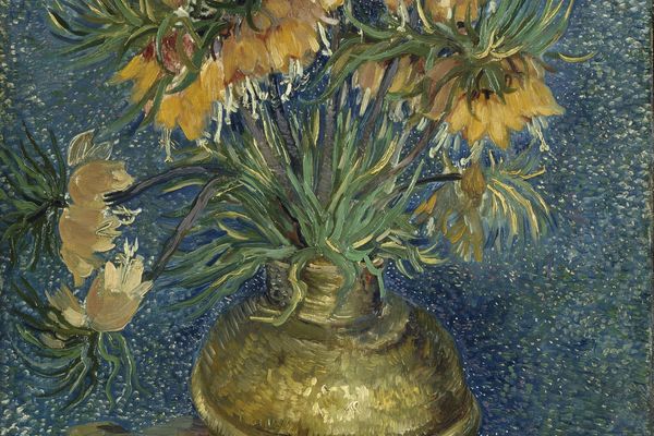 Imperial Fritillaries in a Copper Vase 1887