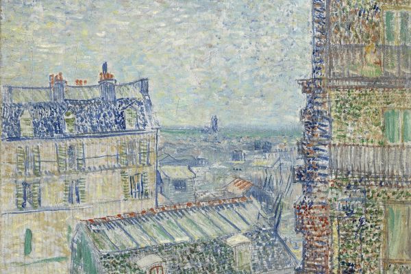 View of Paris from Vincent s Room in the Rue Lepic2