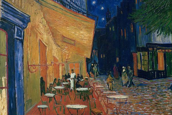 Cafe Terrace in Arles at Night