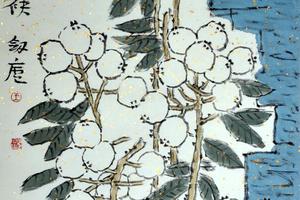 梦破枇杷香满袂