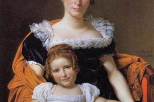 威兰十四伯爵夫人与女儿