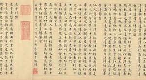 书画卷（老子像常清静经）