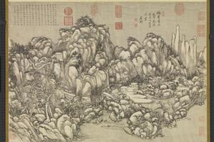 仿李营丘笔意轴