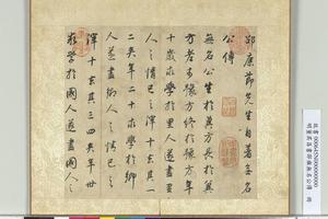 邵雍无名公传　册　01