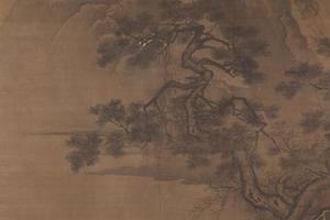 松下问渔图 