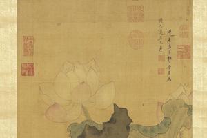 画荷花图
